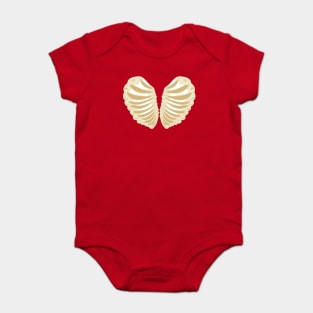 Heart Shaped Rib Cage Baby Bodysuit